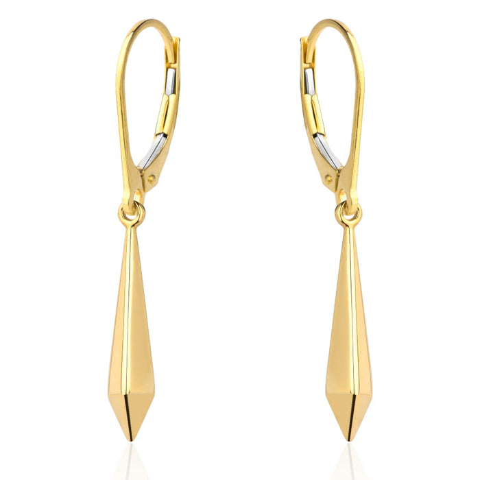 Cercei Aur 14k cu Model Alungit