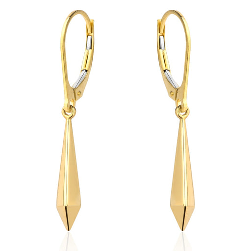 Cercei Aur 14k cu Model Alungit