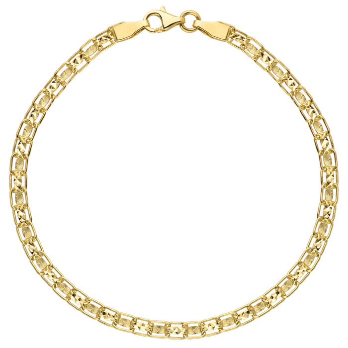 Bratara din aur din colectia "PIATTO" decorata cu diamante