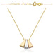 Colier cu Pandantive Triunghi - Aur 14K