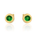 Cercei Aur 14k cu Zirconii Verzi