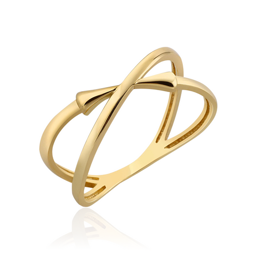 Inel Aur 14k cu Model "X"