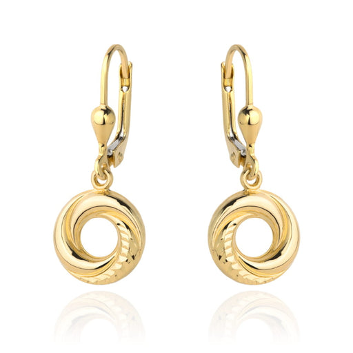 Cercei Aur 14k cu Cerculet si Model