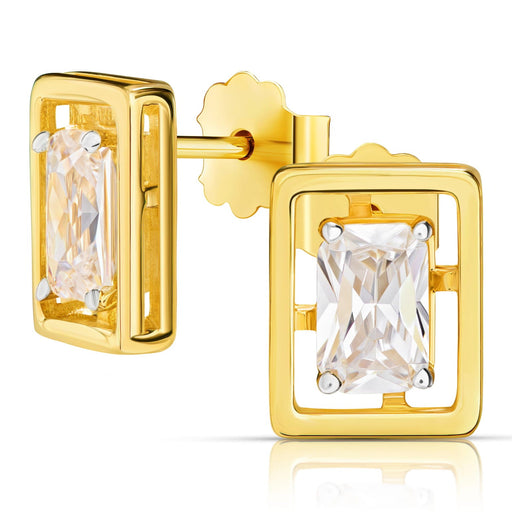 Cercei Aur 8K cu Piatră Mare 1.1266