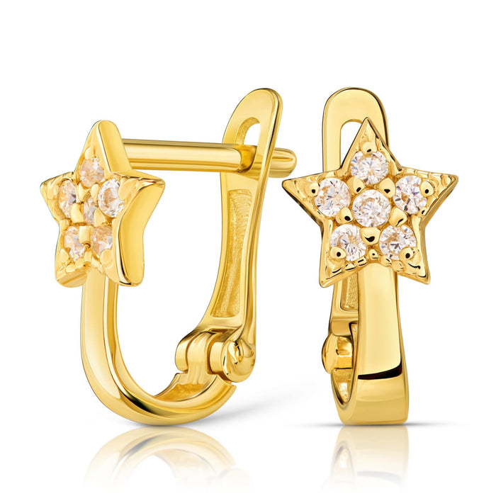 Cercei Steluțe din Aur 8K - 1.1043