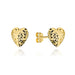 Cercei Aur 14k cu Inimioare Ajurate