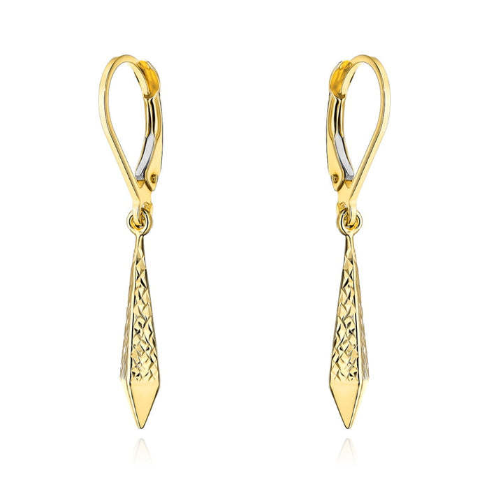 Cercei Aur 14k cu Model Ajurat