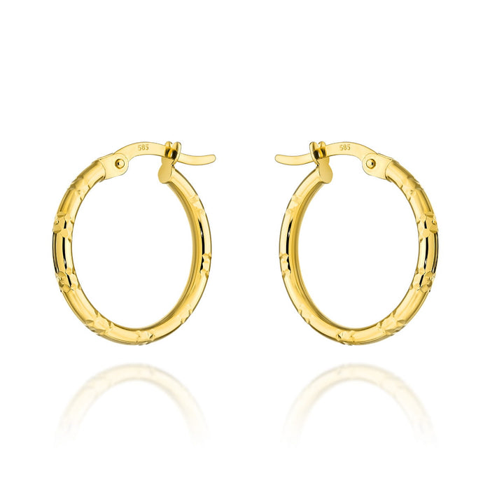 Cercei Creole Aur 14k cu Model