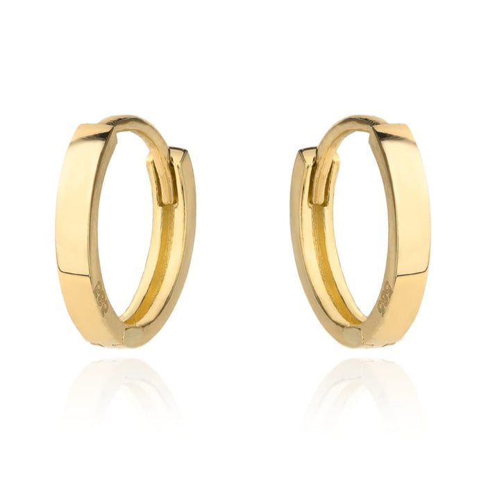 Cercei Aur 14k cu Creole Netede