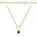Colier Aur 14k cu Zircon Negru