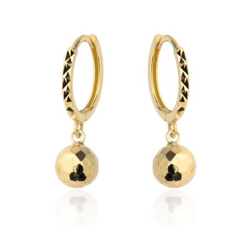 Cercei din Aur 14k cu Globuri Disco