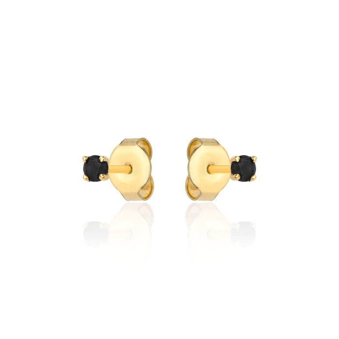 Cercei Aur 14k cu Zirconii Negre