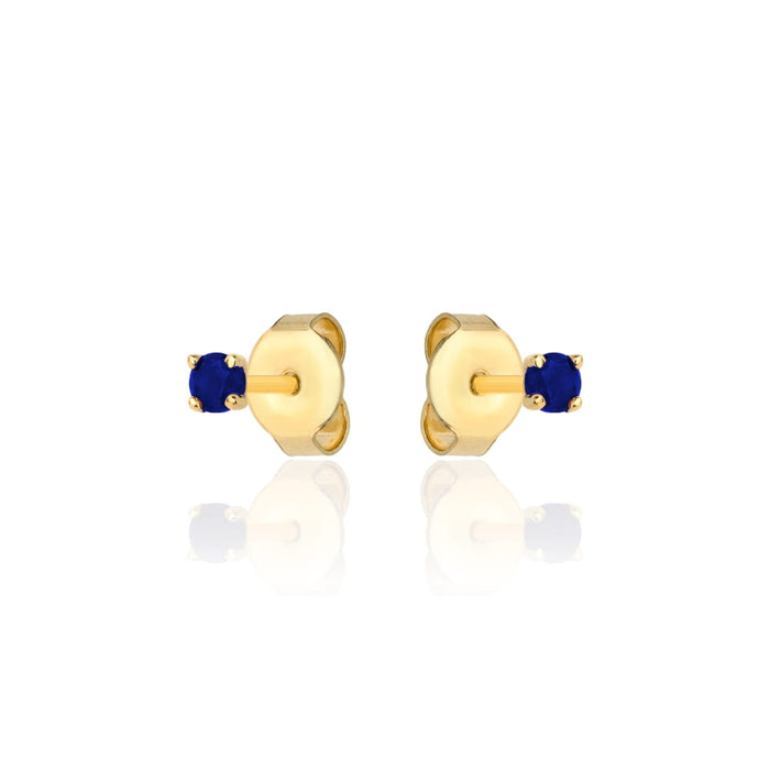 Cercei Aur 14k cu Zirconii Albastre