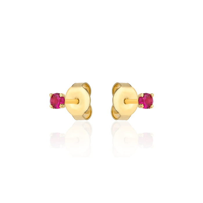 Cercei Aur 14k cu Zirconii Roz