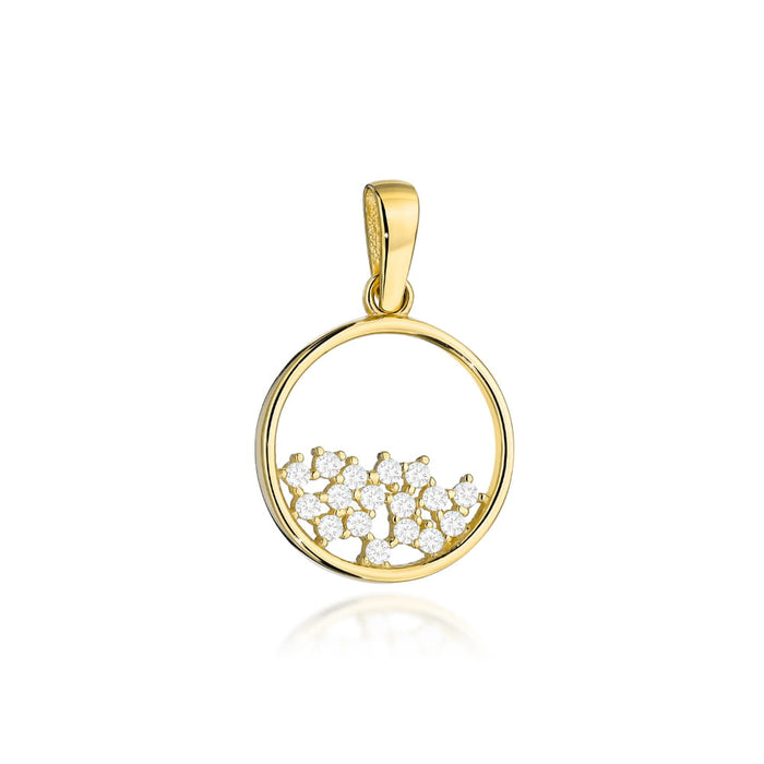 Pandantiv Aur 14K cu Zirconii