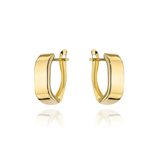 Cercei Aur 14k cu Creole Netede