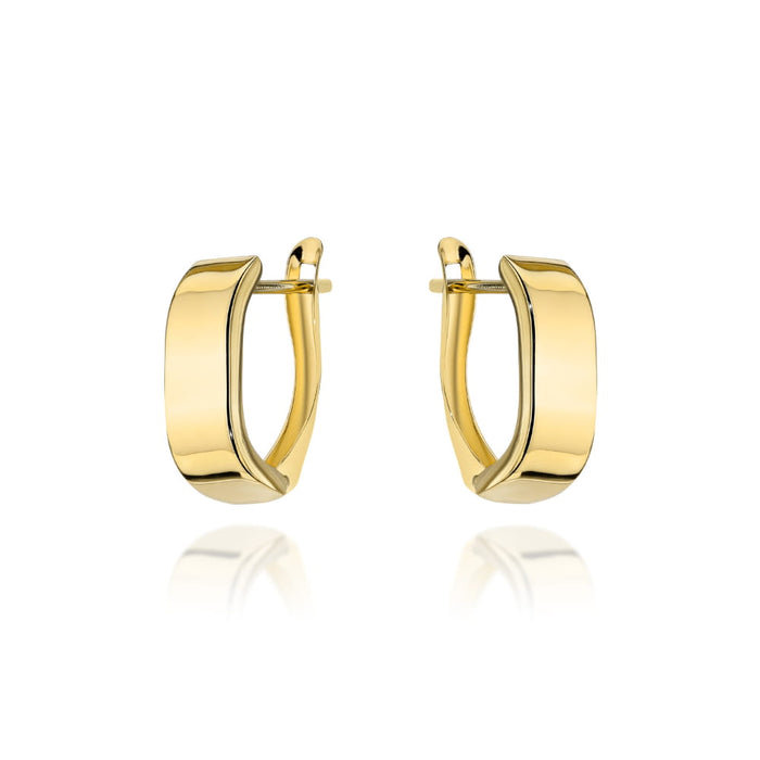 Cercei Aur 14k cu Creole Netede