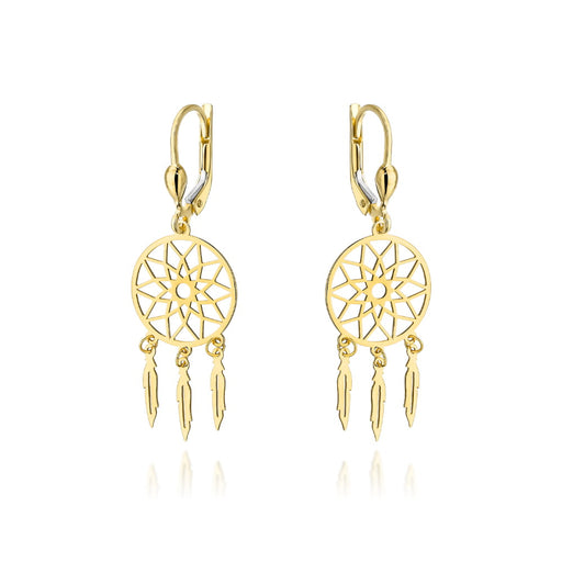 Cercei Din Aur 14K Model Prinzătoare De Vise