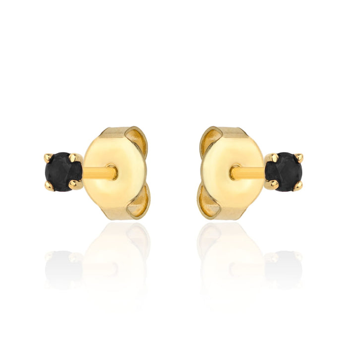 Cercei Aur 14k cu Zirconii Negre