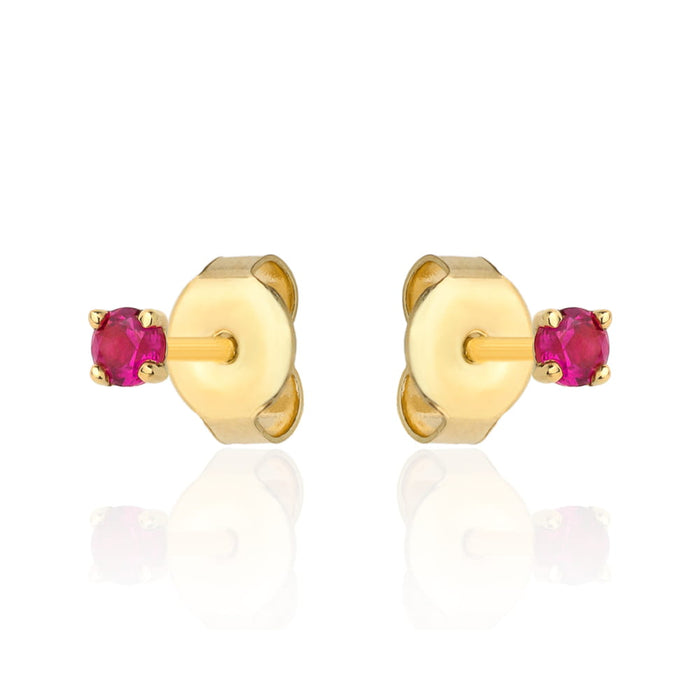 Cercei Aur 14k cu Zirconii Roz