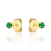 Cercei Aur 14k cu Zirconii Verzi