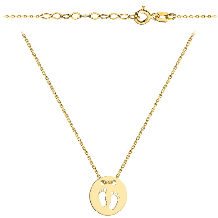 Colier cu Picioruse- Aur 14k