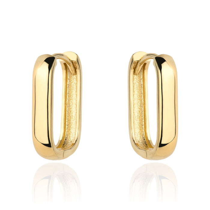 Cercei Aur 14k cu Creole Netede