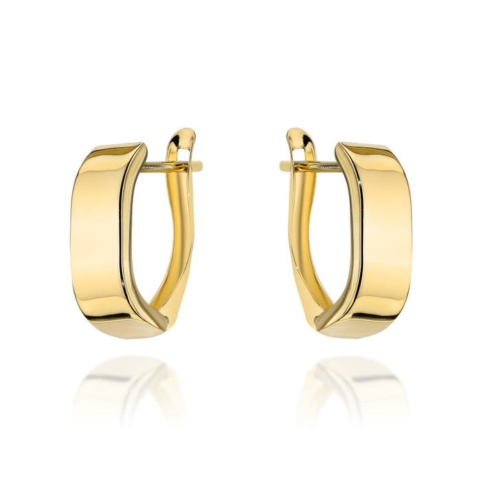 Cercei Aur 14k cu Creole Netede