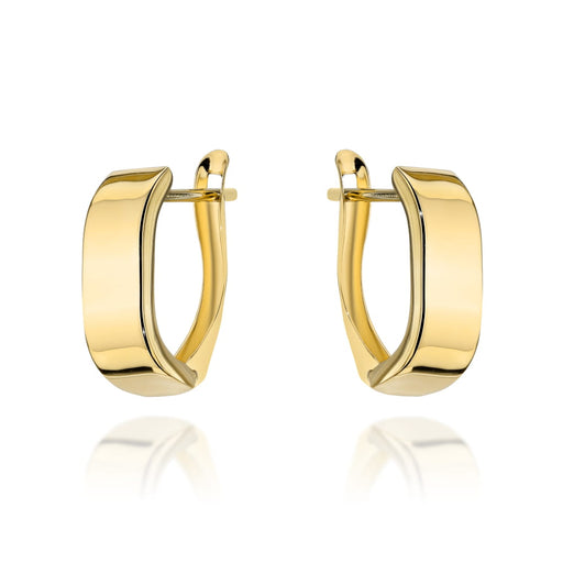 Cercei Aur 14k cu Creole Netede