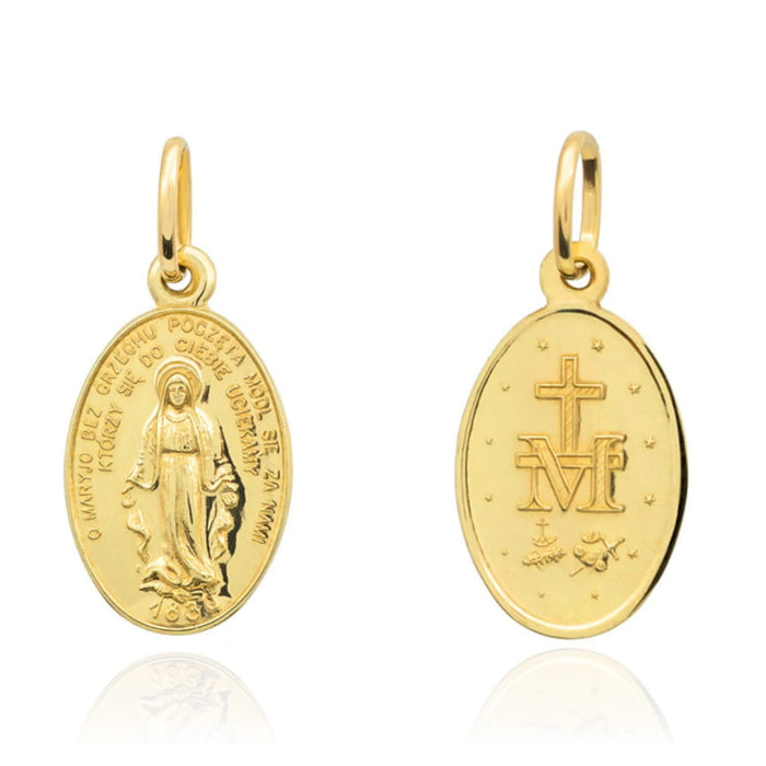 Pandantiv Aur 14k cu Maica Domnului