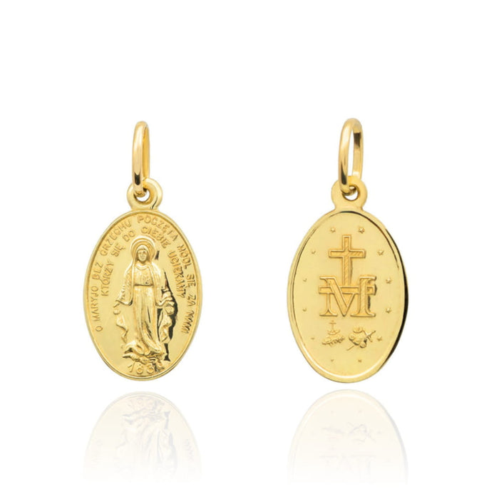 Pandantiv Aur 14k cu Maica Domnului