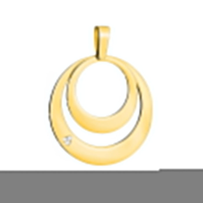 Pandantiv Aur 14k cu Cerculete si Zirconii Albe