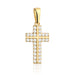 Pandantiv Aur 14k cu Cruce si Zirconii
