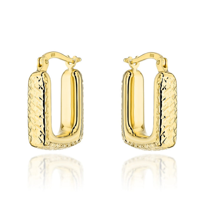 Cercei Aur 14k cu Model Ajurat