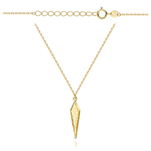 Colier Aur cu Pandantiv Romb- 14k