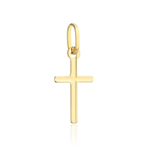 Cruciuliță Aur 14K Fină, Gravată Mărunt