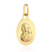 Medalion Aur 14k cu Fecioara Maria si Iisus Hristos