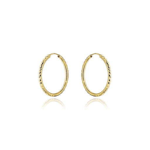 Cercei Creole Aur 14k, 2.4 cm