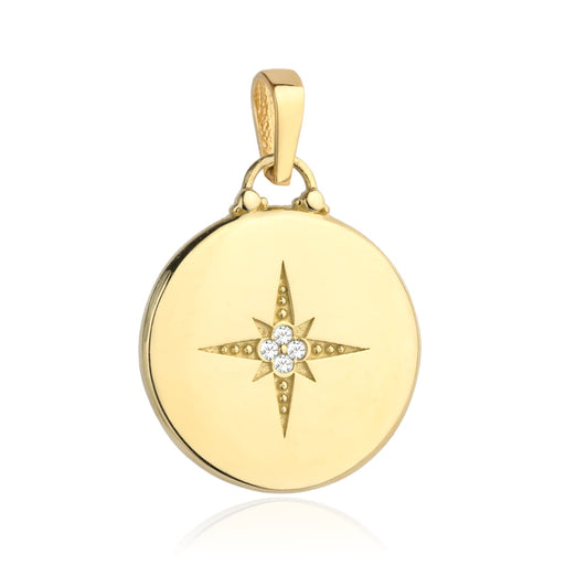 Pandantiv Aur 14k cu Steaua Nordica