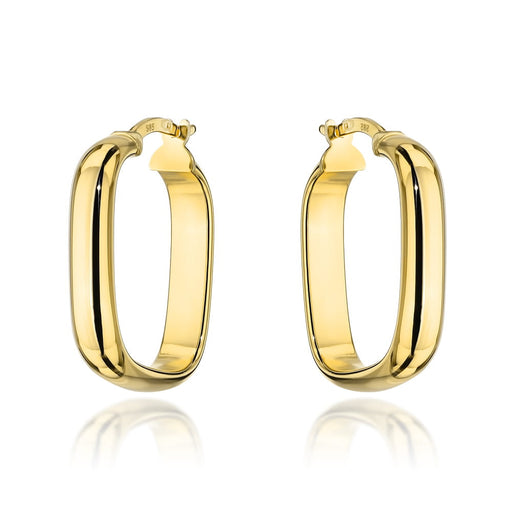 Cercei Aur 14k cu Creole Netede