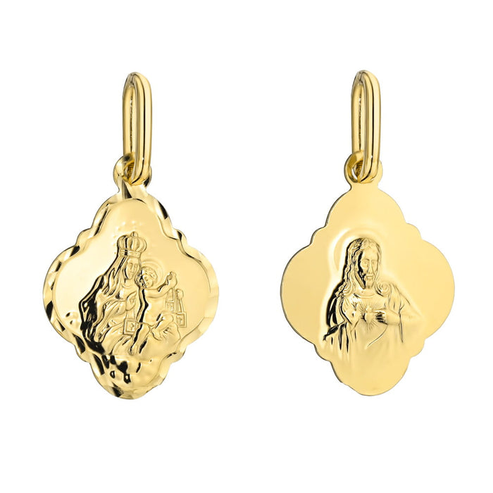 Medalion Romb Aur 14k