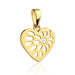 Pandantiv Aur 14K cu Inimioara si Zirconiu
