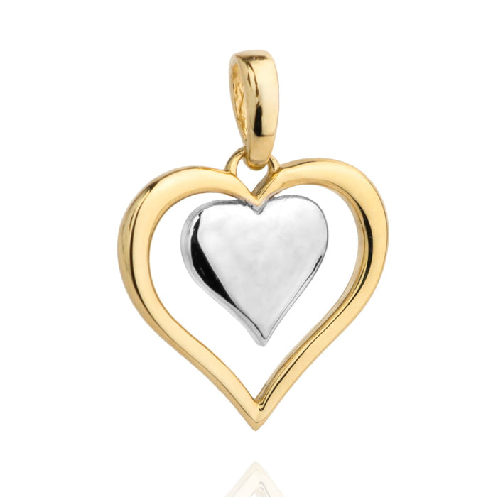 Pandantiv Aur 14k cu Inimioare