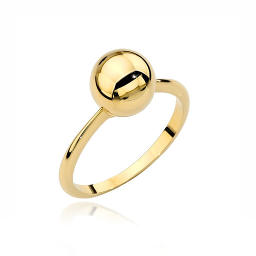 Inel De Aur 14K Galben Cu Bilă