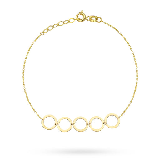 Bratara Lant cu Cerculete- Aur 14k