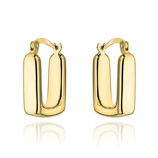 Cercei Aur 14k cu Creole Netede