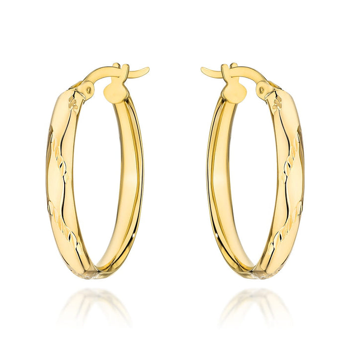 Cercei Aur 14k cu Creole si Model