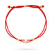 Bratara din Aur 14k cu Zirconi - snur rosu