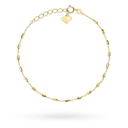 Bratara Aur 14k cu Bilute si Inima