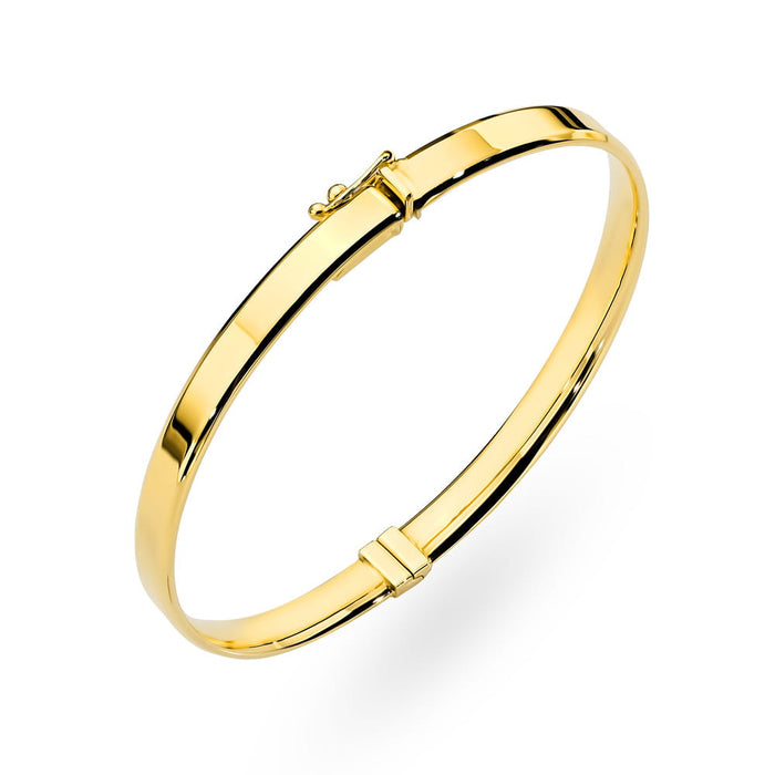 Brățară Rigidă Lată din Aur 14K
